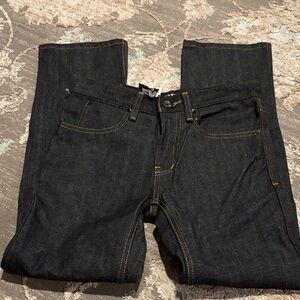 Free World Dark Denim Straight Leg Jeans